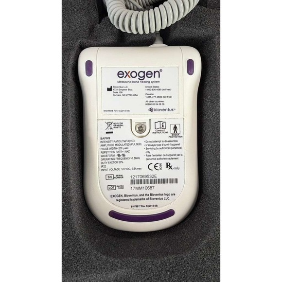 Exogen Bioventus Carrying Case gel armband manual Packet For Parts - Picture 9 of 16